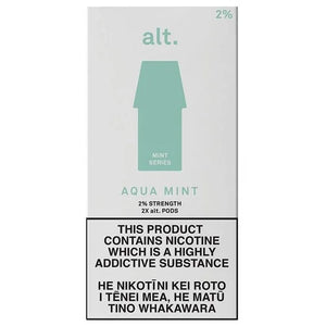 Aqua Mint | alt. Replacement Pod 2-Pack 2% & 4%