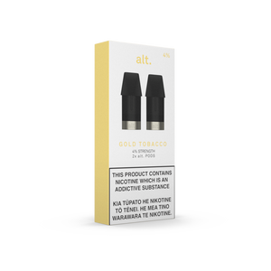 Gold Tobacco | alt. Replacement Pod 2-Pack 2% & 4%